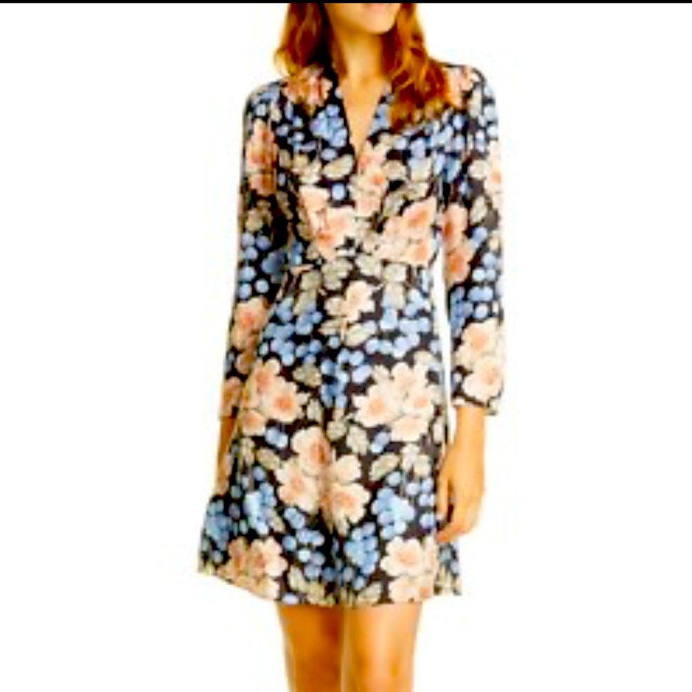 Rebecca Taylor Silk Floral Dress Size 10 NWOT! $395